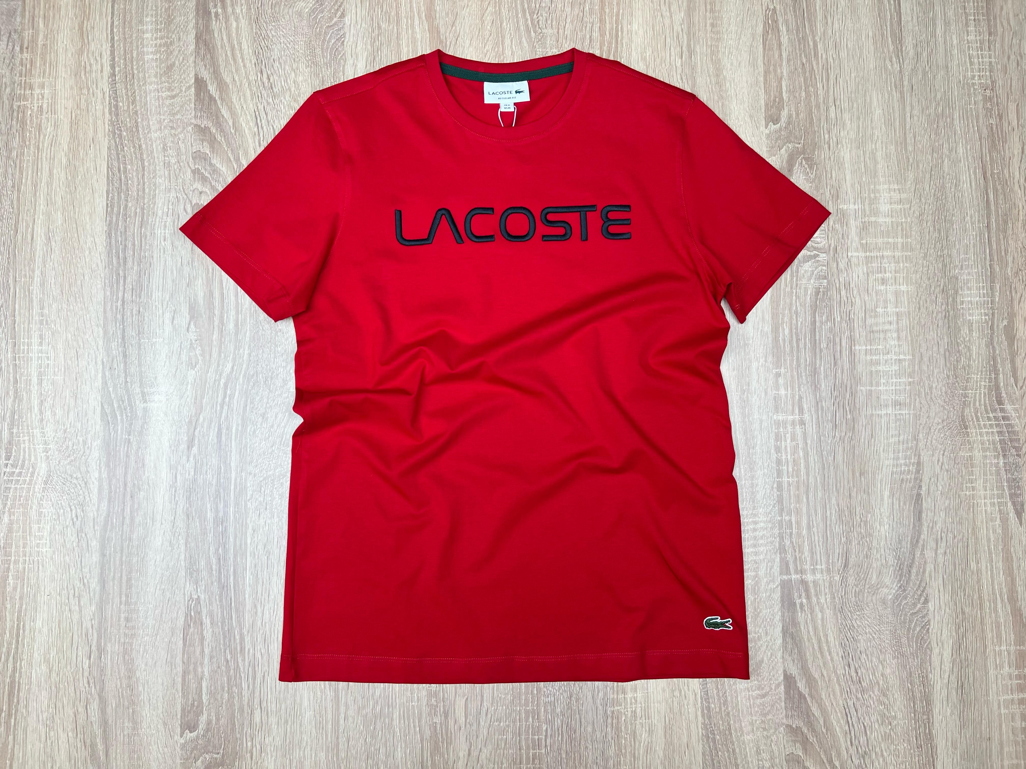 T-SHIRT LACOSTE ROUGE