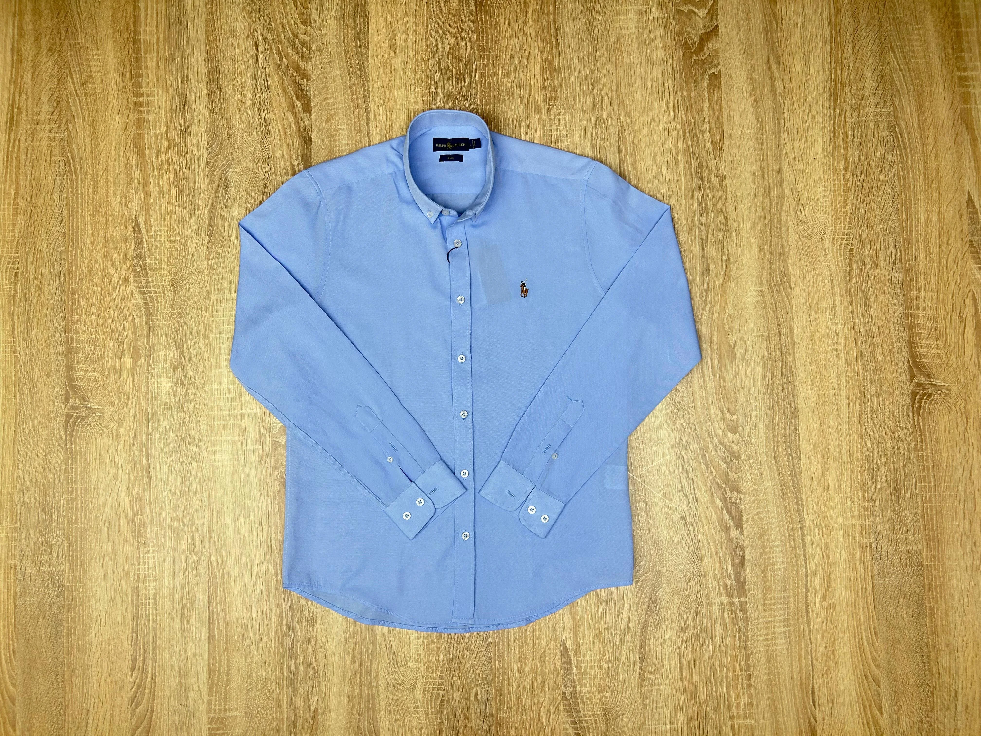 CHEMISE RALPH SIMPLE NV BLEU CIEL