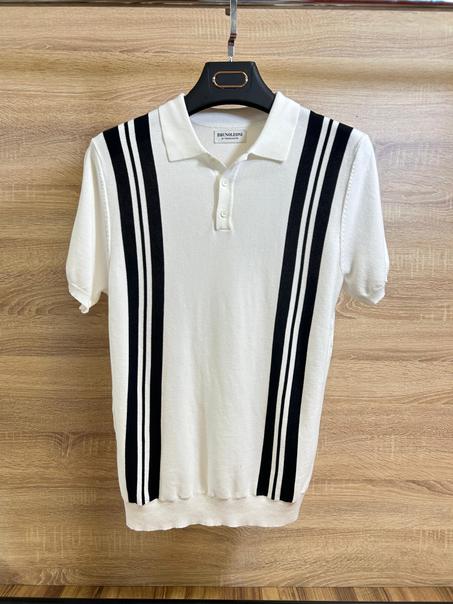 POLO BRUNOLEONI BLANC