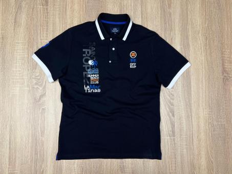 POLO LA MARTINA SAINTROP BLEU MARINE