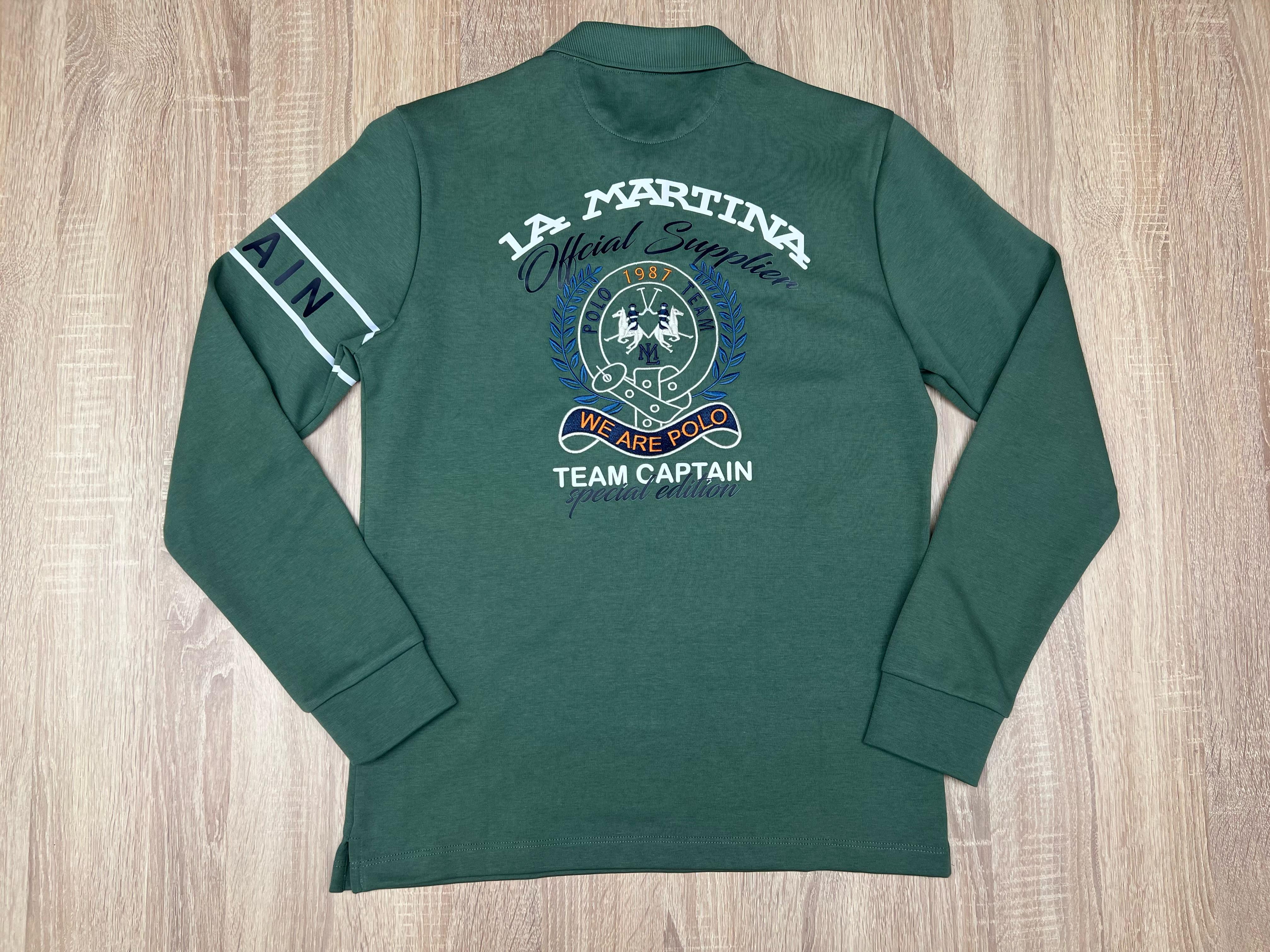 POLO LA MARTINA 1987 VERT MILITAIRE