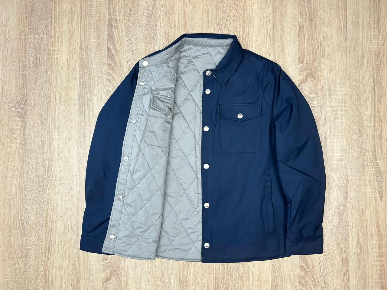 JACKET BRUNELLO 2 FACES BLEU