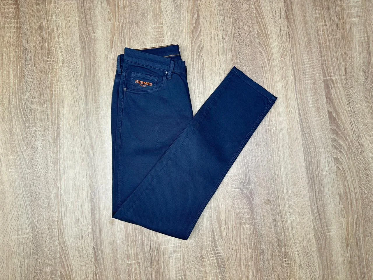 PANTALON HERMES LA TOILE NV MARINE