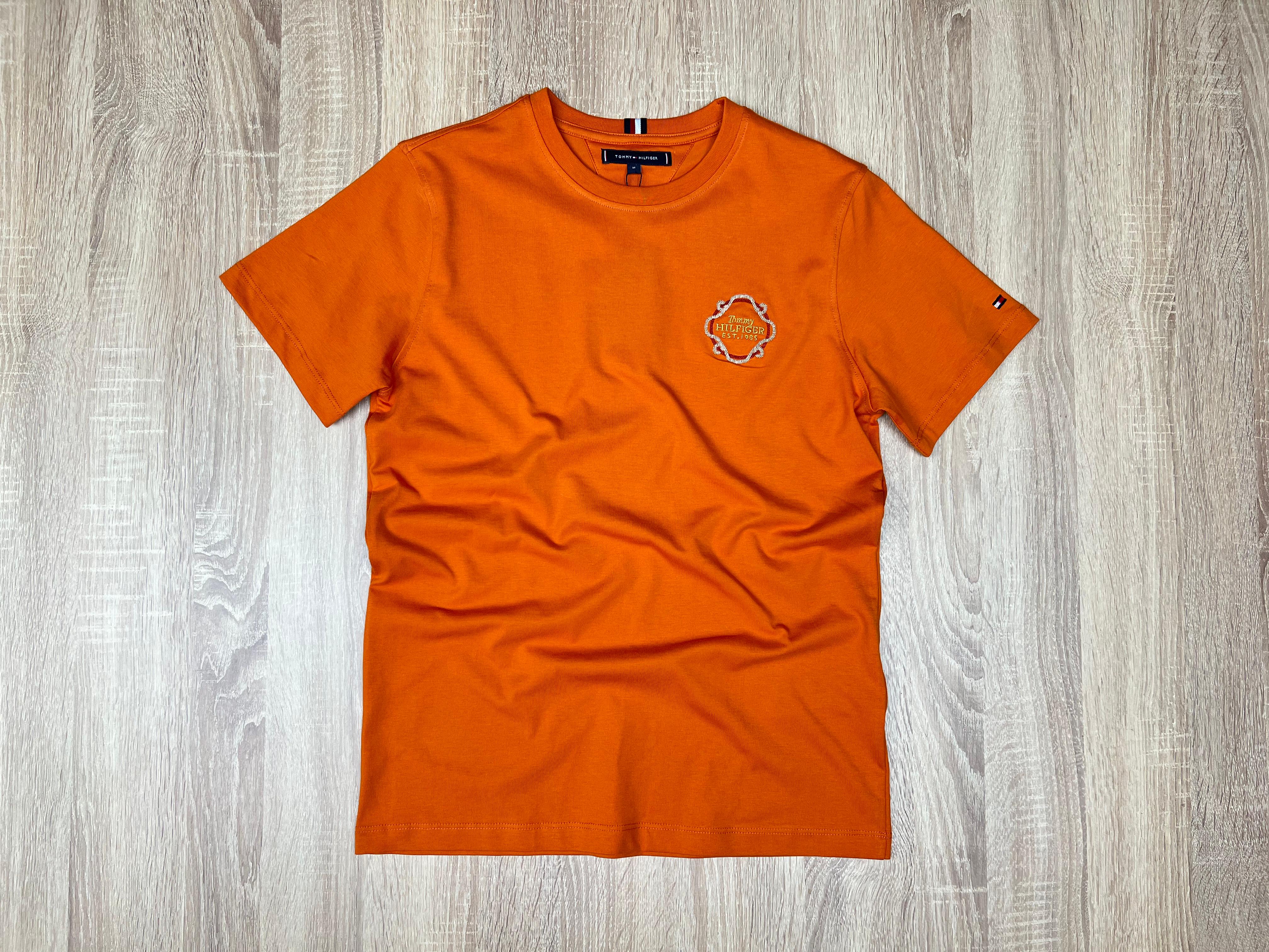 T-SHIRT TOMMY HILFIGER EST 1985 ORANGE