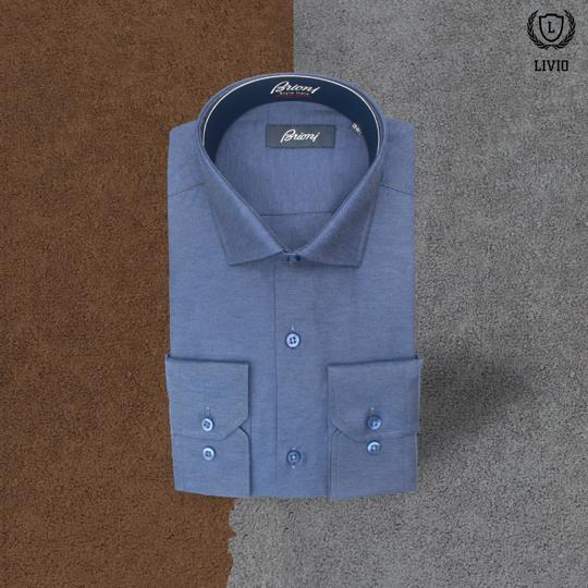 Chemise Brioni Bleu
