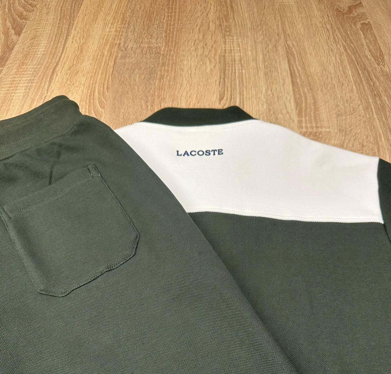 SURVETTE LACOSTE DENILLM BLANC/MARINE