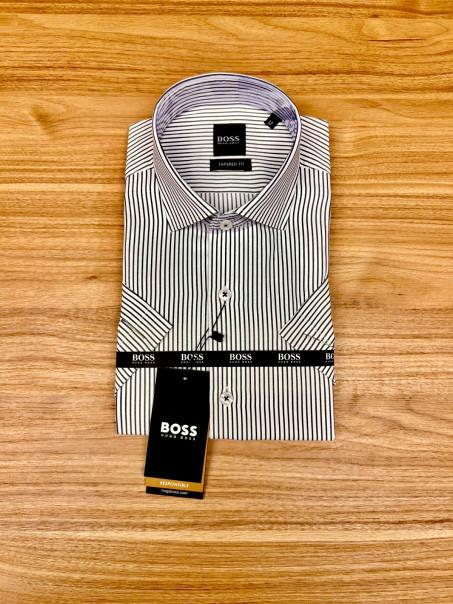 Chemise Demi Manche Boss Petit Raille Noir