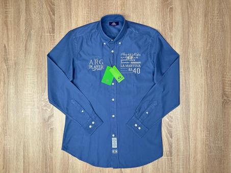 CHEMISE LA MARTINA ARG INDIEGO