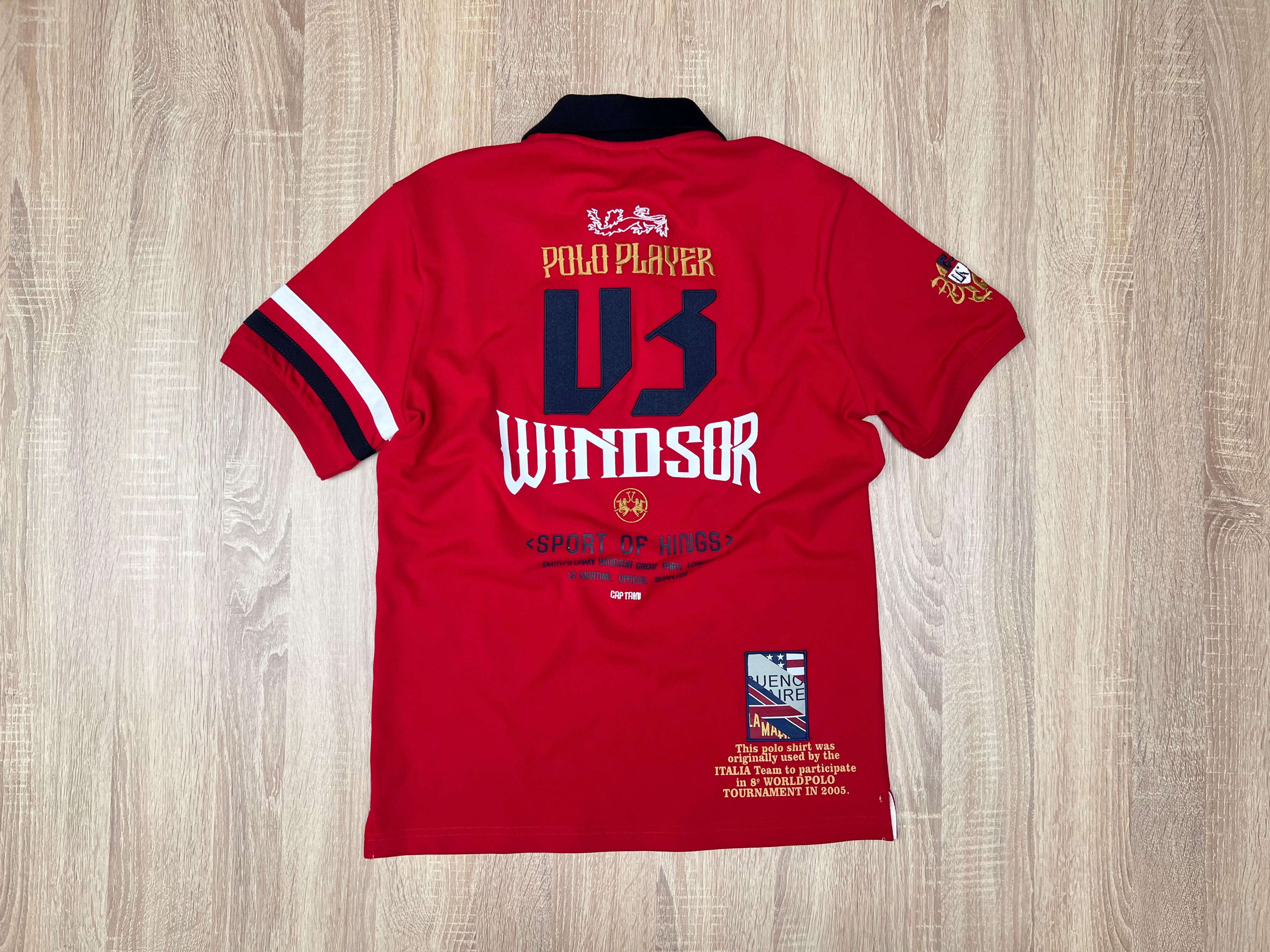 POLO LA MARTINA WINDSOR 03 ROUGE