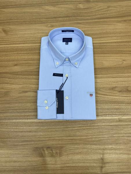 Chemise Simple Gant Bleu ciel