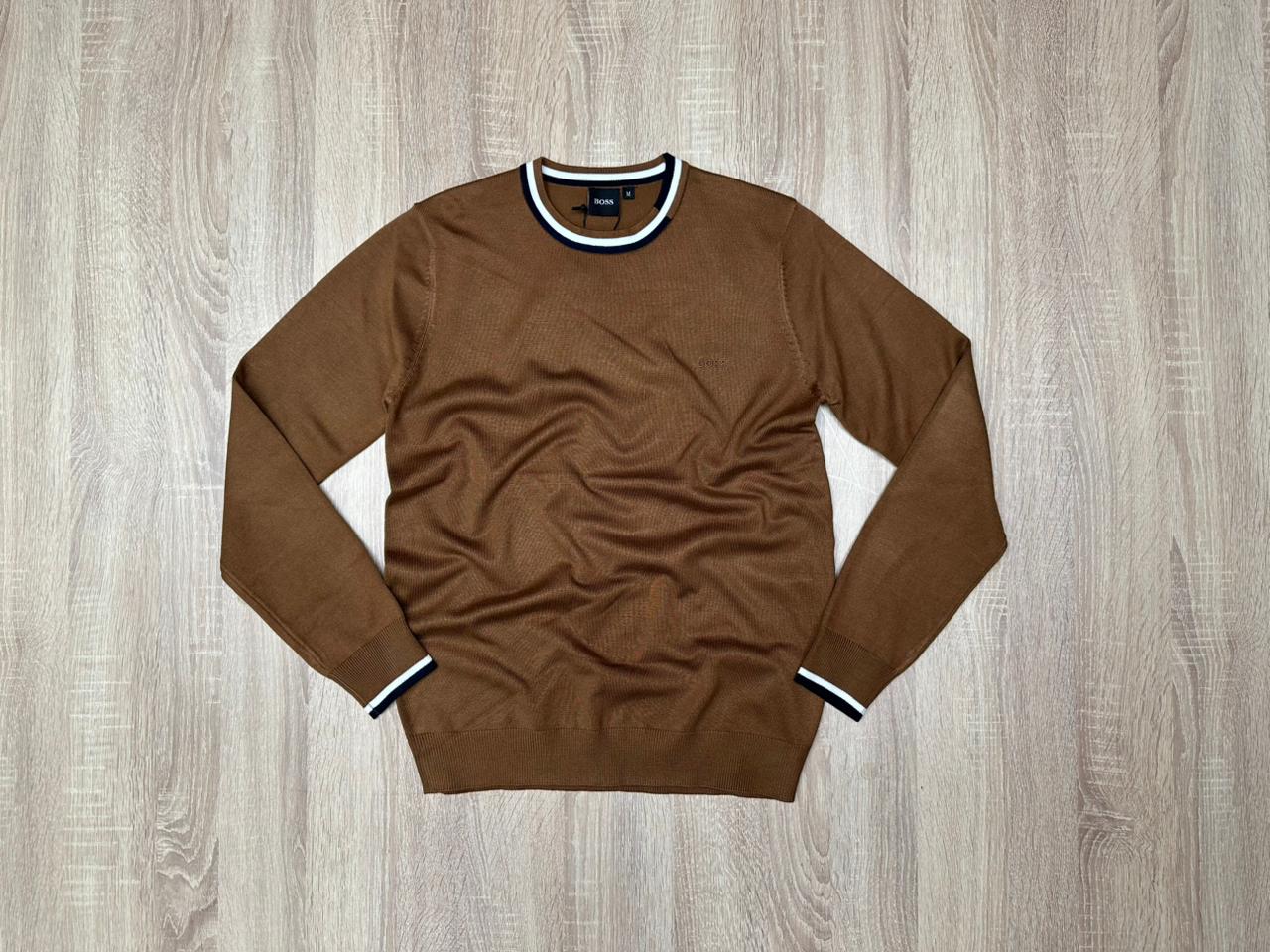 PULL BOSS NV MARRON