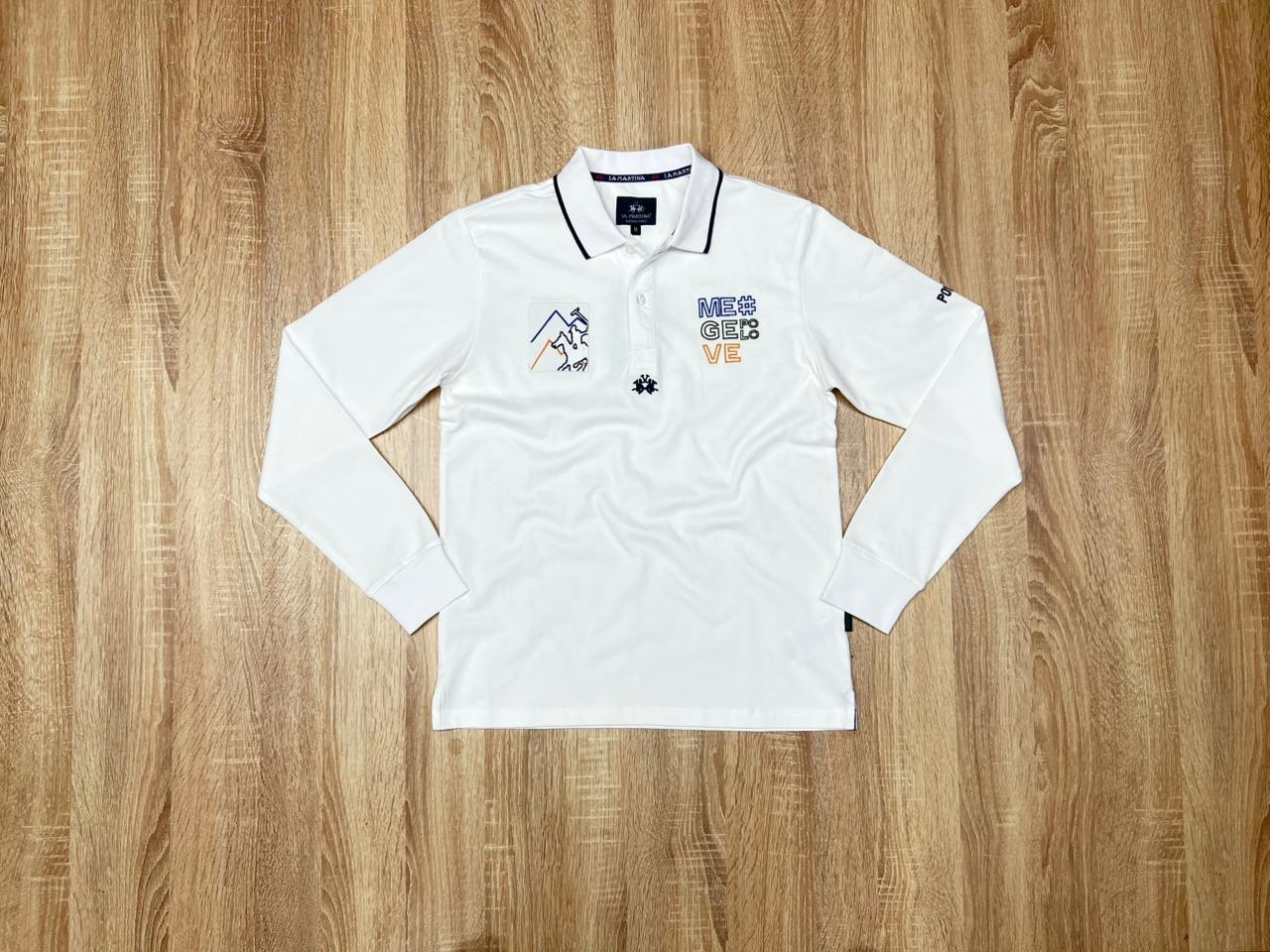 POLO LA MARTINA GE BLANC