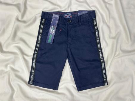SHORT ENFANT FIGURE BLEU MARINE