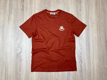T-SHIRT HERMES ROUGE BRIQUE