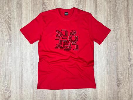 T-SHIRT BOSS NV ROUGE