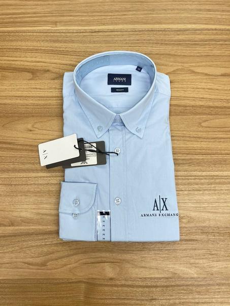 Chemise Armani Bleu Ciel