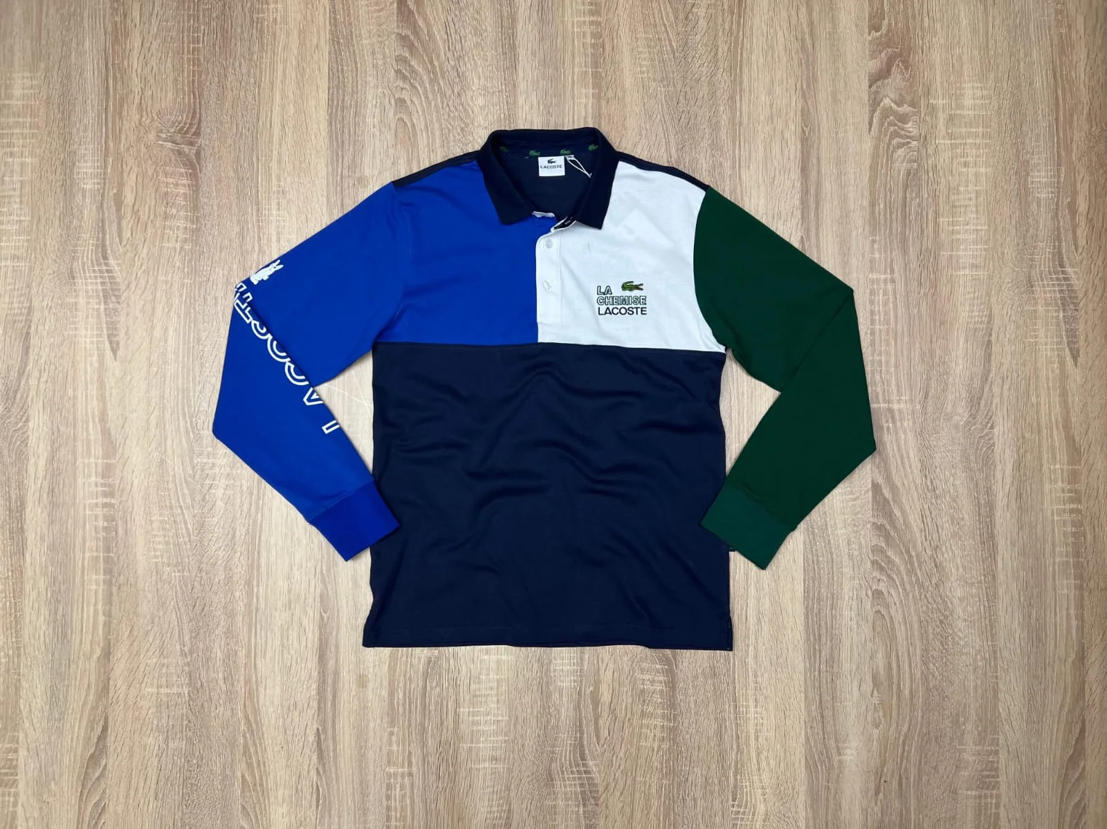 POLO LACOSTE BLEU-MARINE