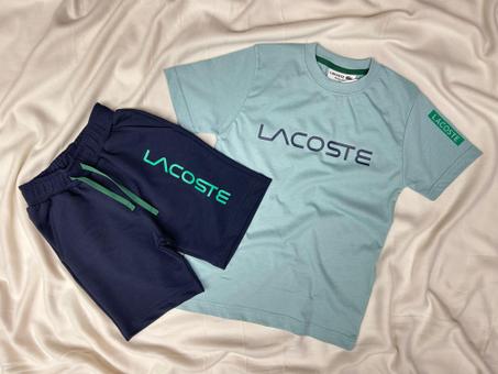 ENSEMBLE ENFANT LACOSTE VERT CLAIR