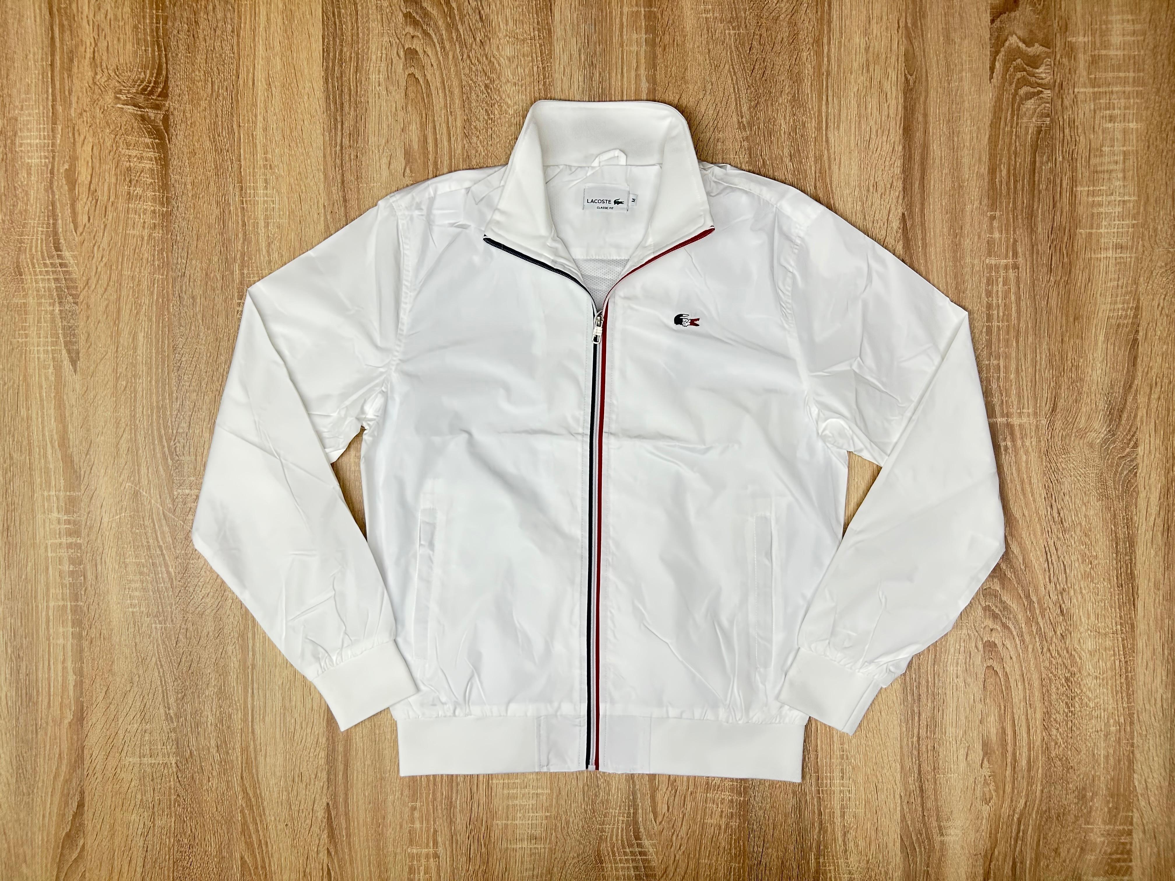 VESTE STARTER LACOSTE BLANC