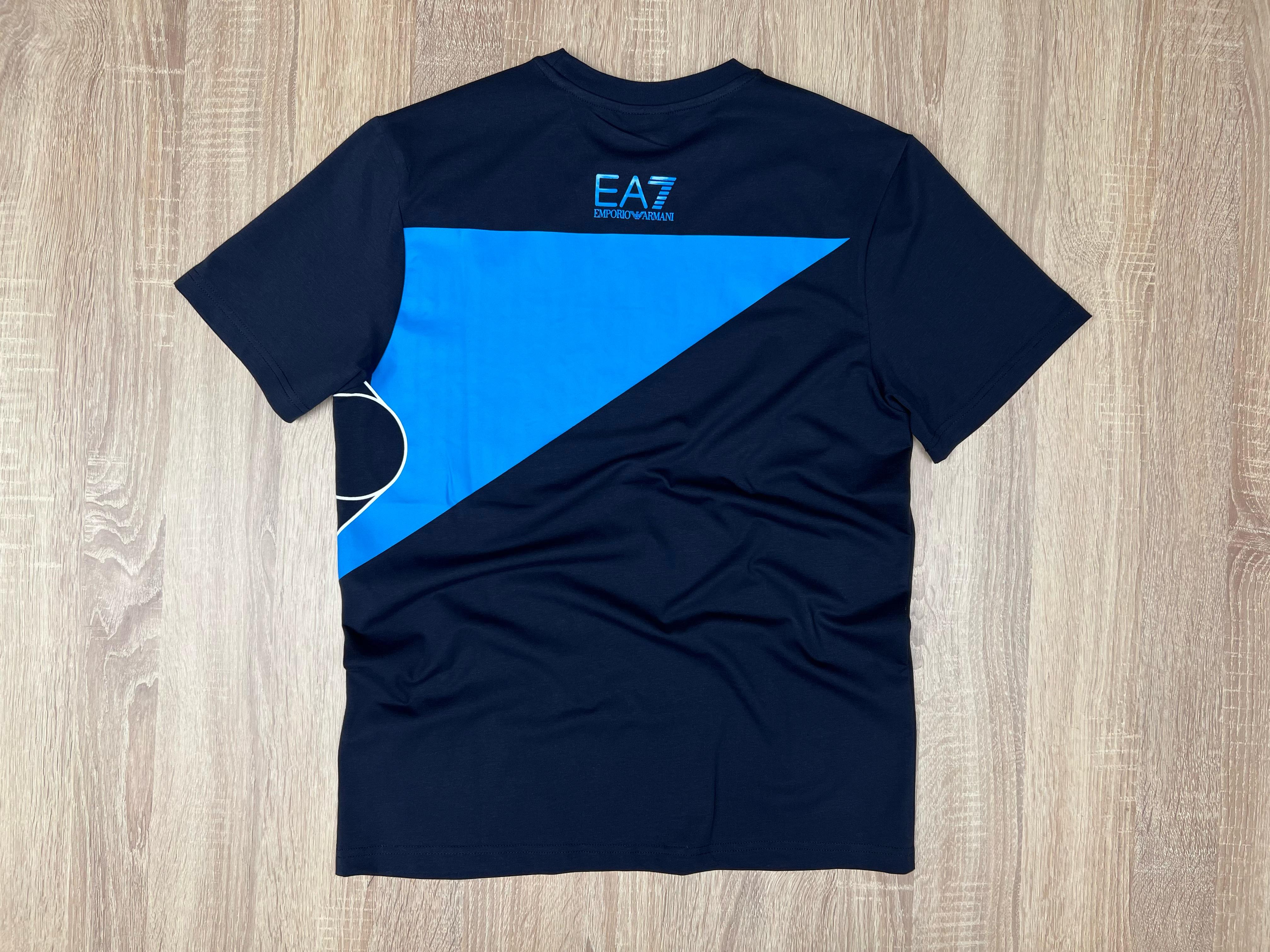 T-SHIRT ARMANI EA7 BLEU MARINE