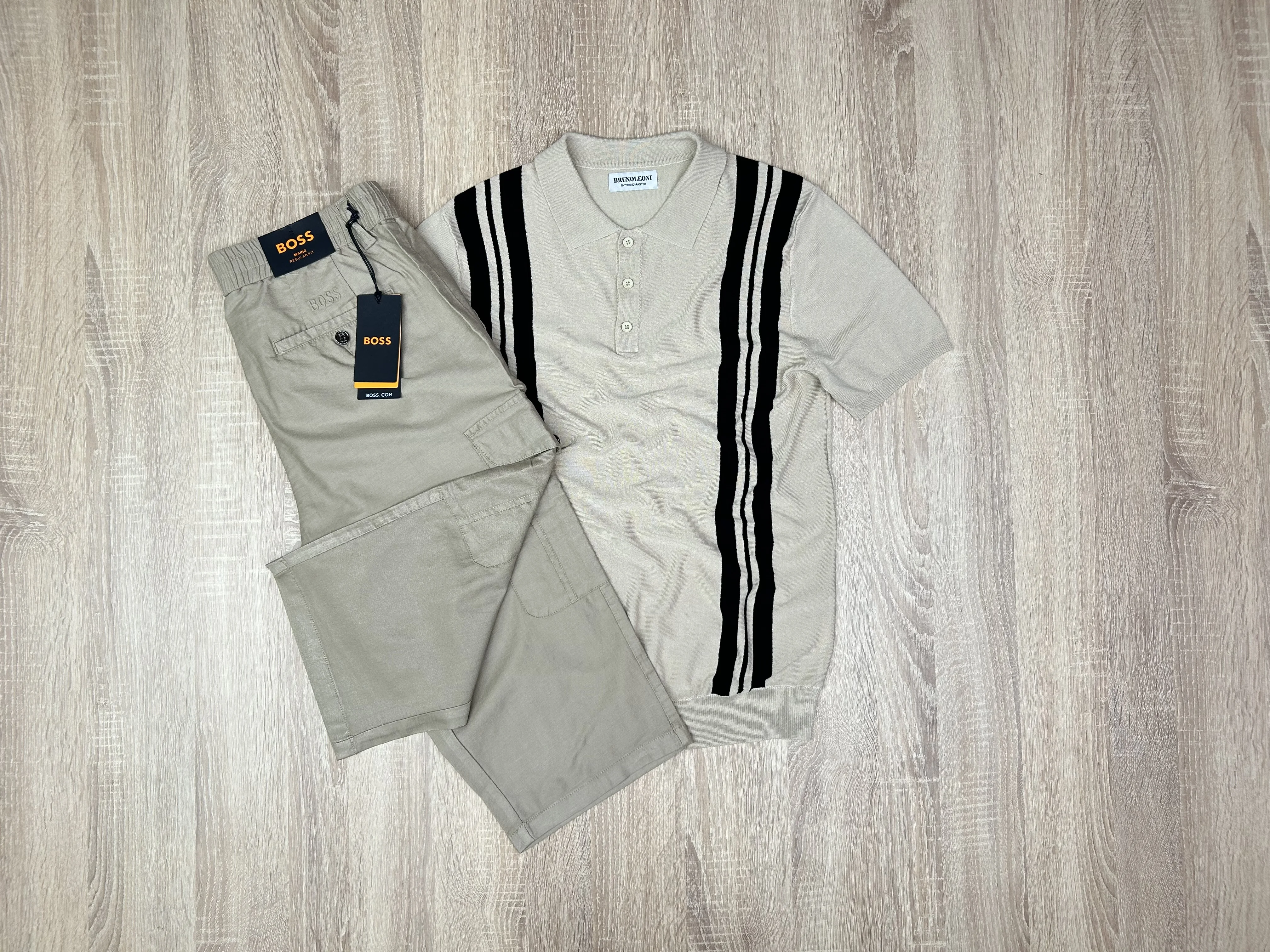 ENSEMBLE POLO BEIGE-PANTACOURT