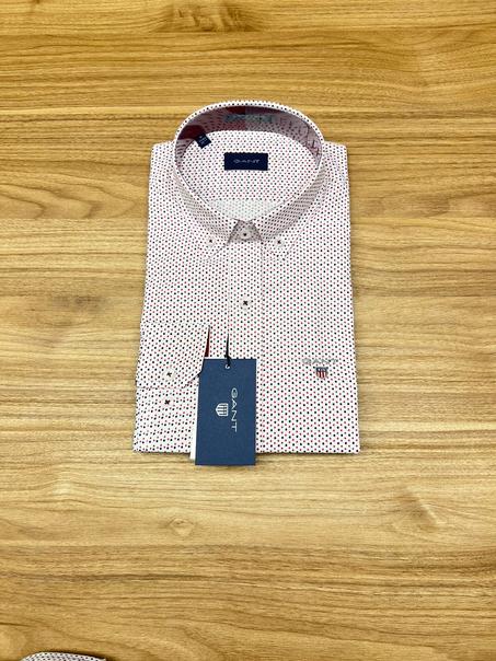 Chemise Gant Pointue Rouge