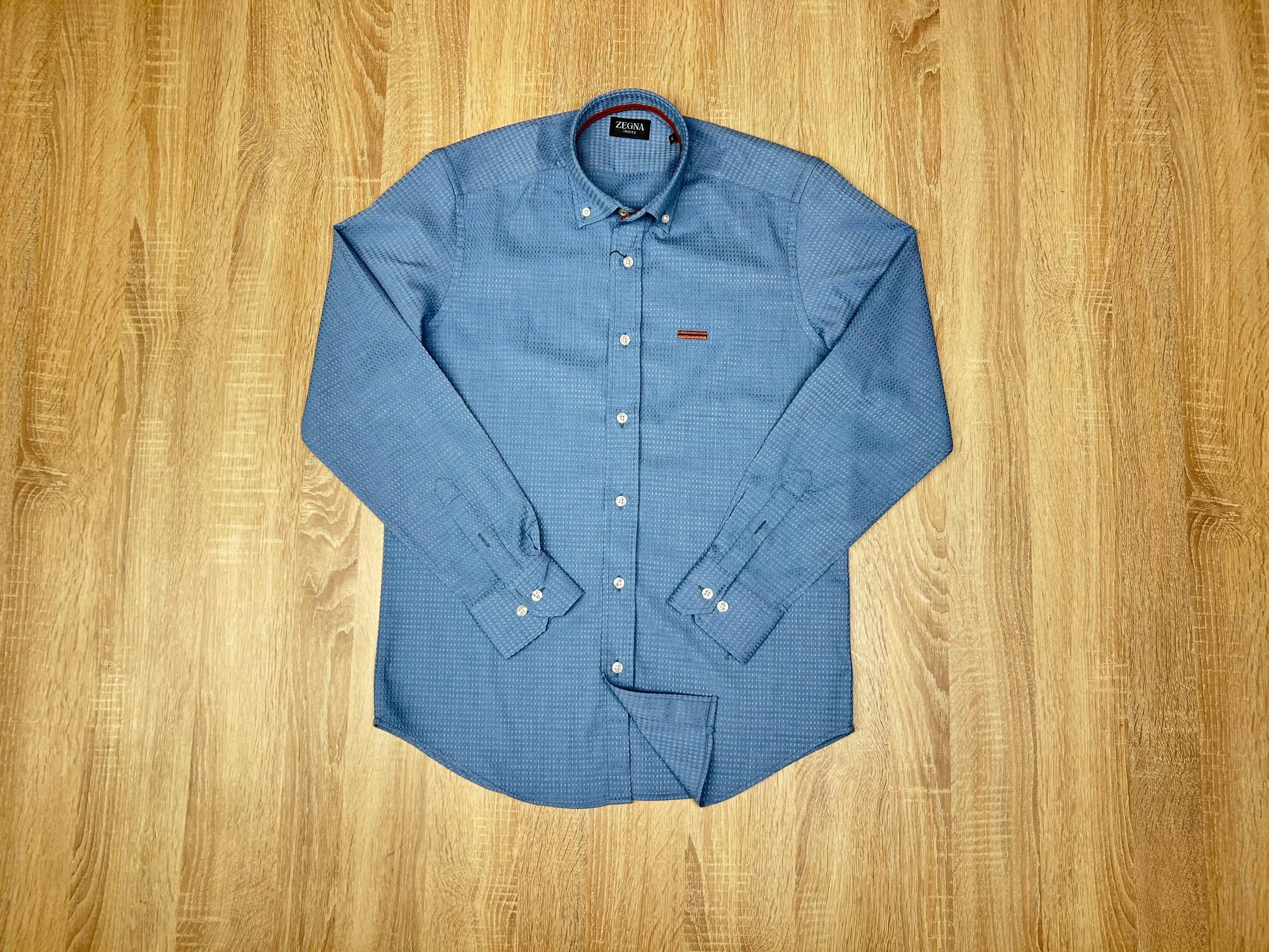 CHEMISE ZIGNA SIMPLE INDIEGO