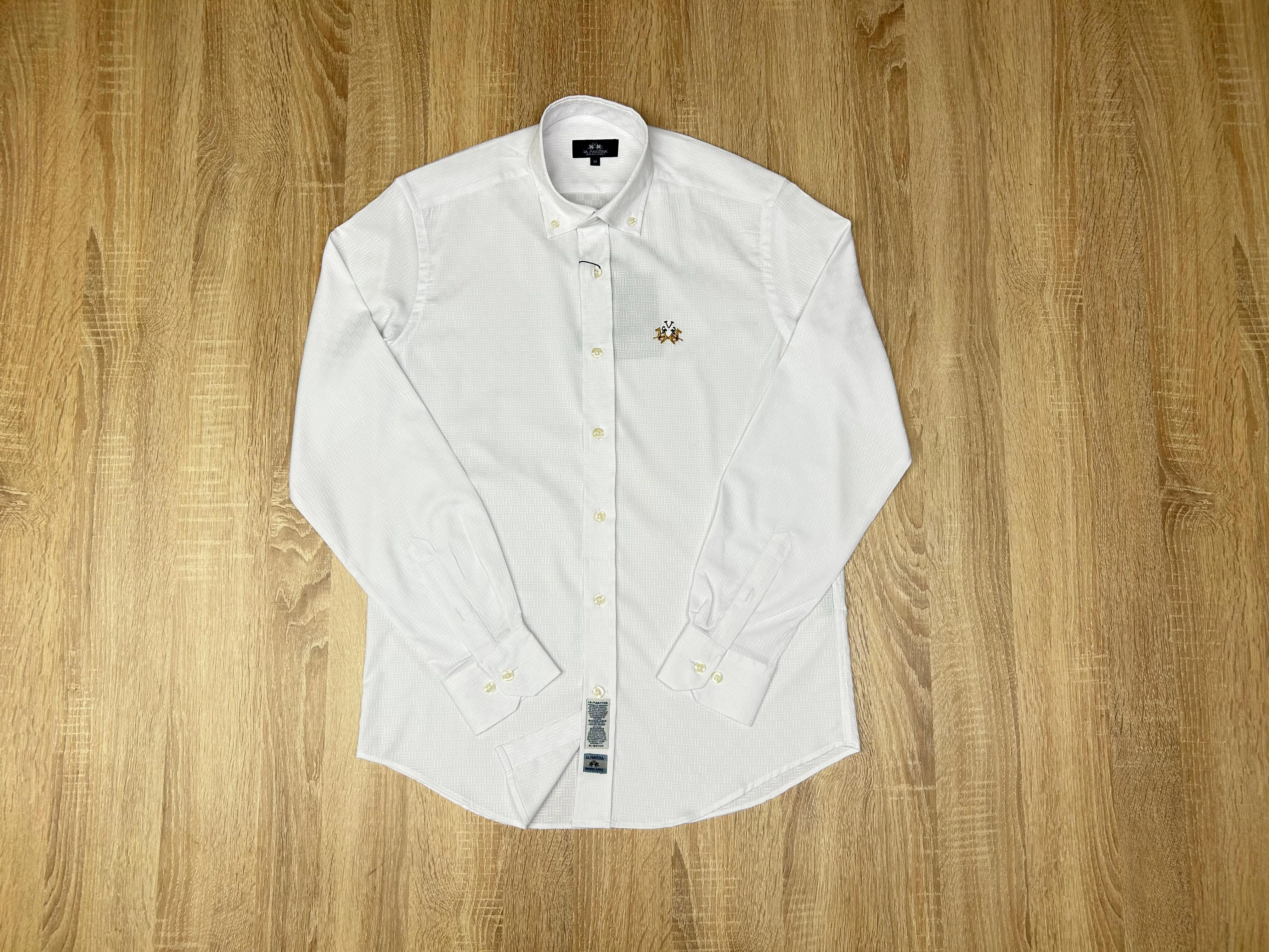 CHEMISE LA MARTINA SIMPLE NV BLANC