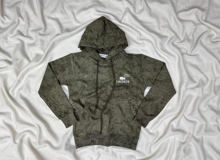 SWEET ENFANT AVEC CAPUCHE LACOSTE EFFET MARBRE VERT MILITAIRE