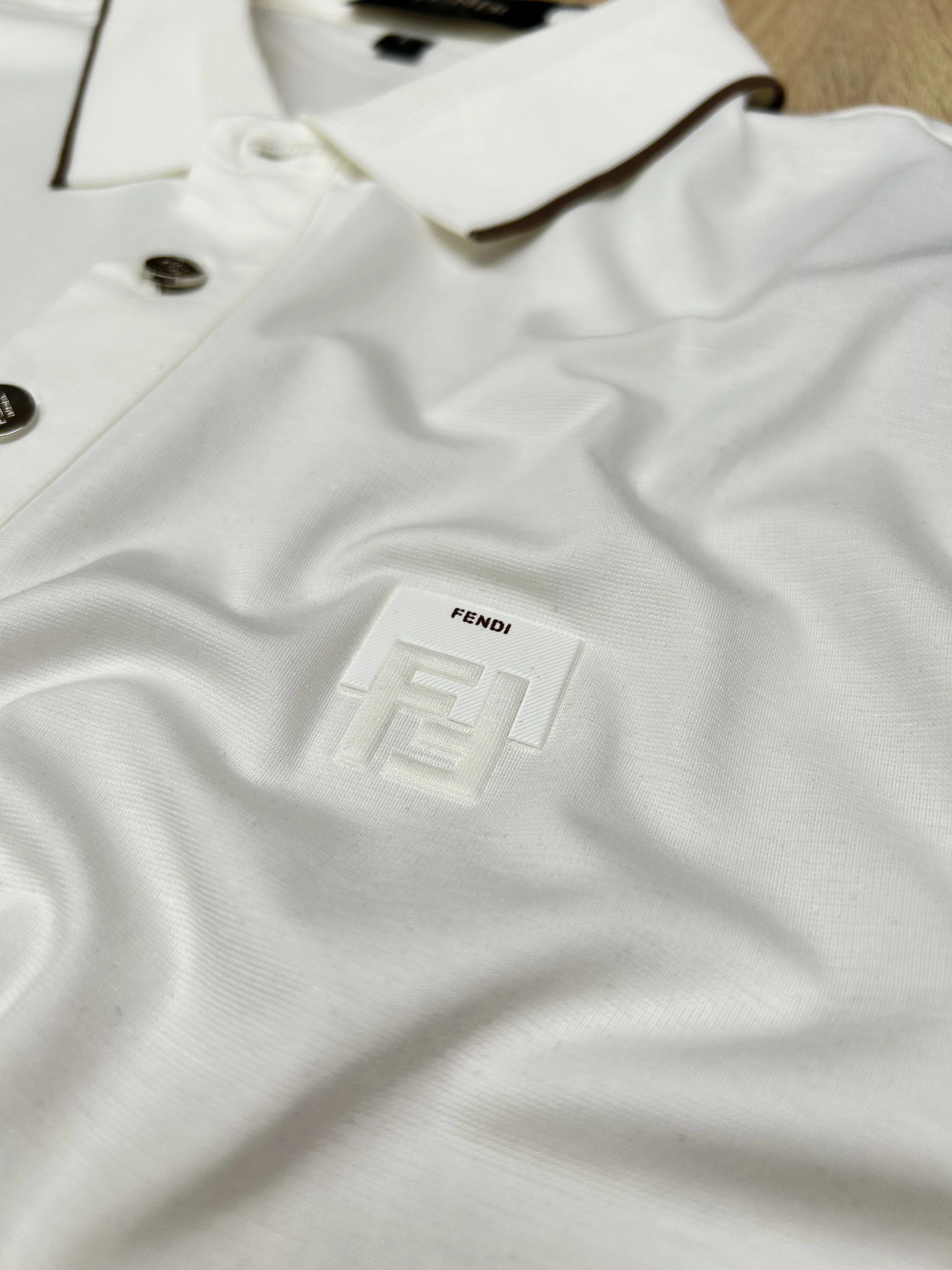 POLO FENDI BLANC
