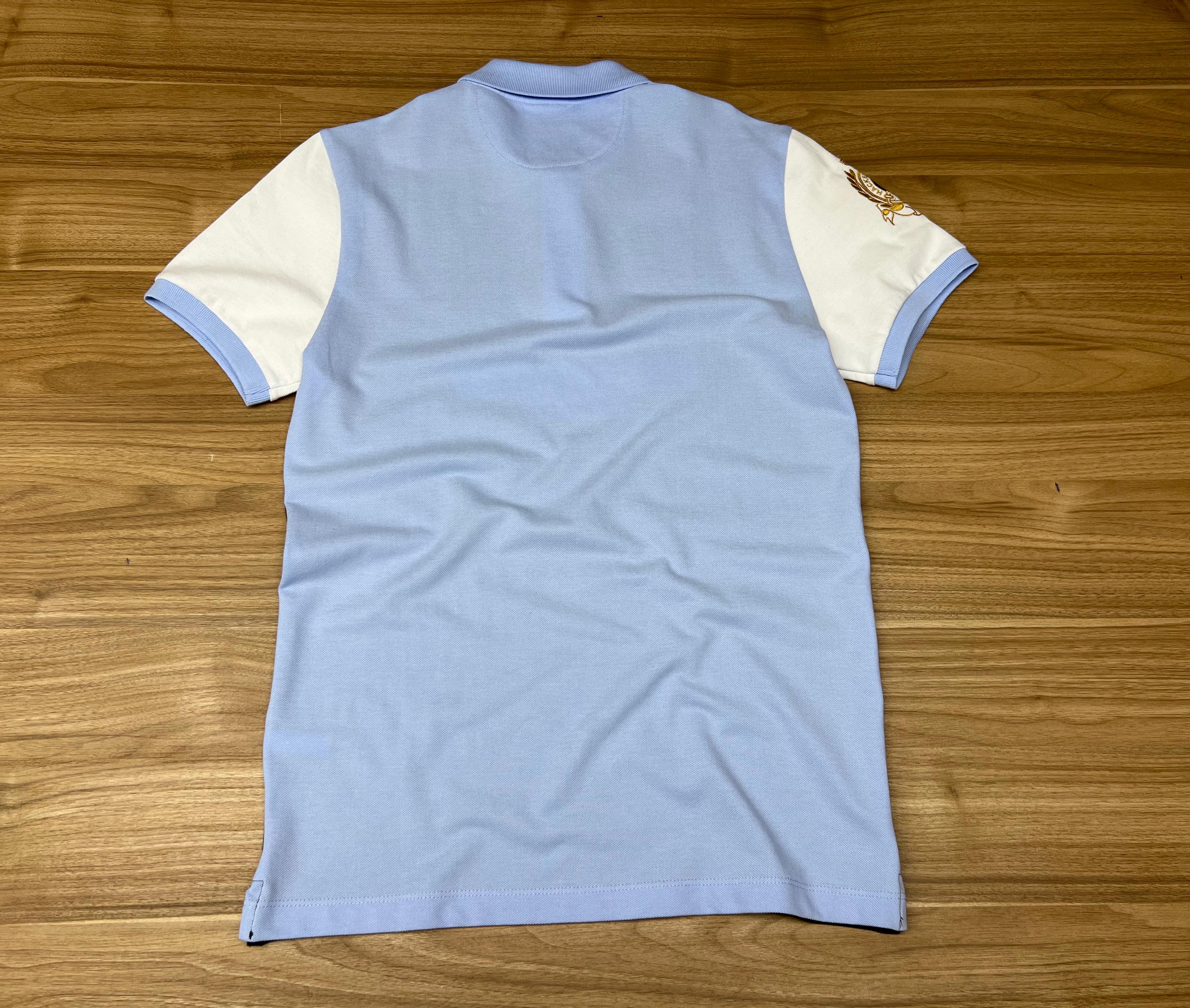 POLO HACKETT GRIS-BLEU CIEL