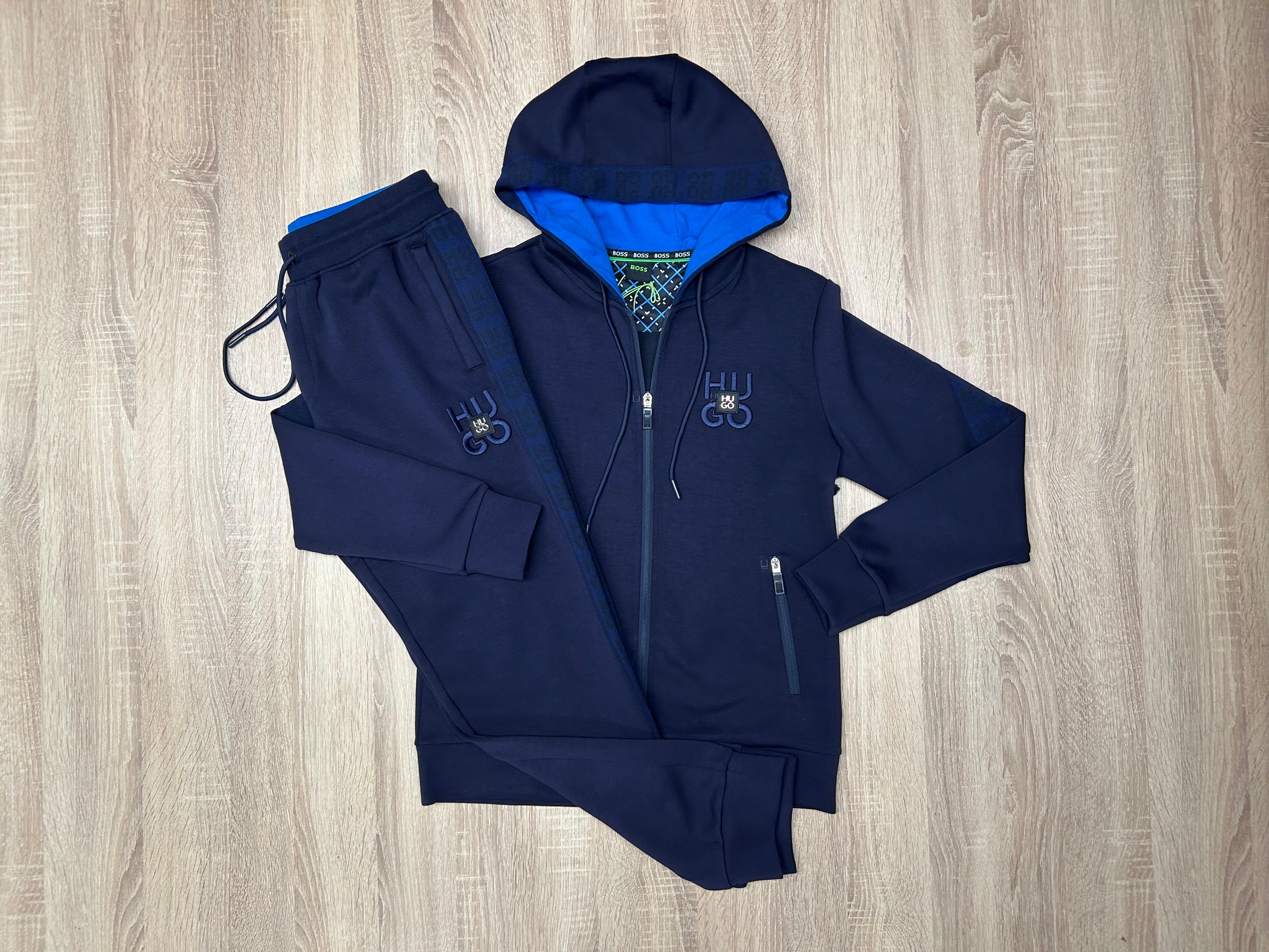 SURVETTE HUGO BOSS AVEC CAPUCH BLEU MARINE