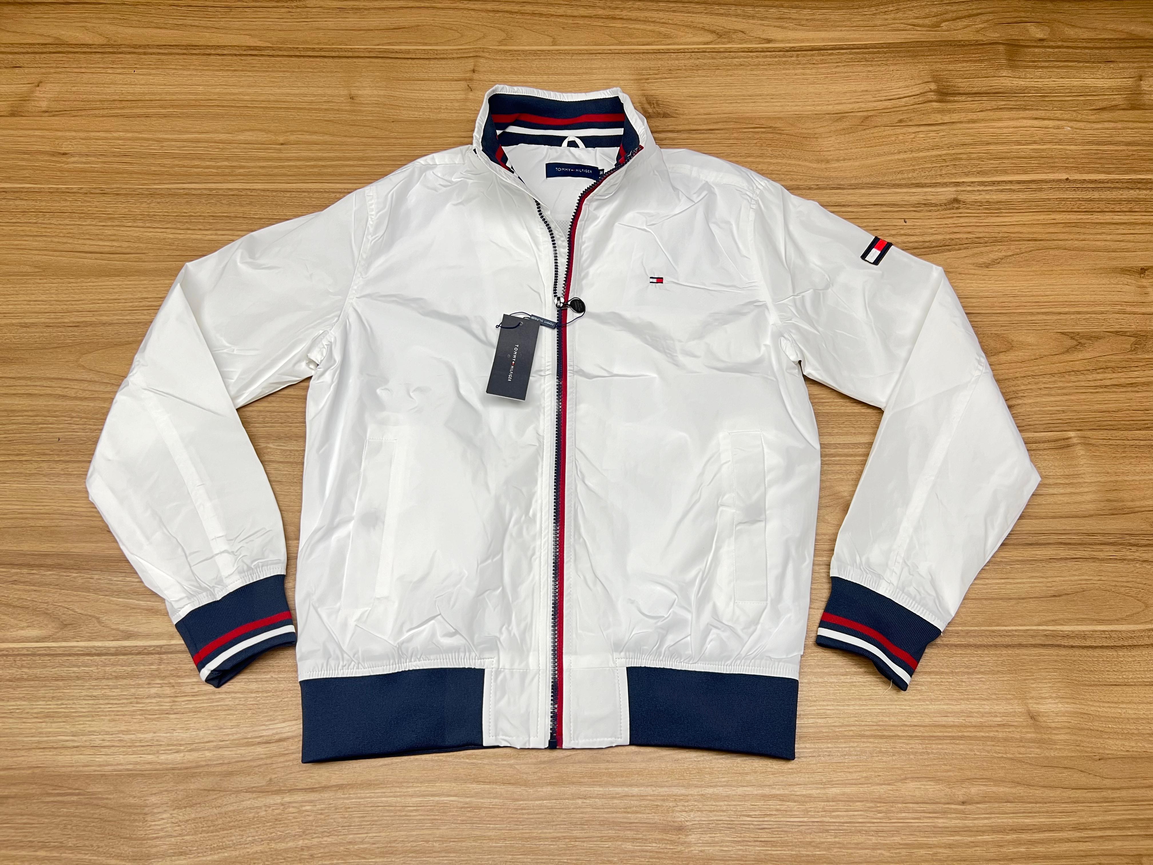 VESTE STARTER TOMMY BLANC