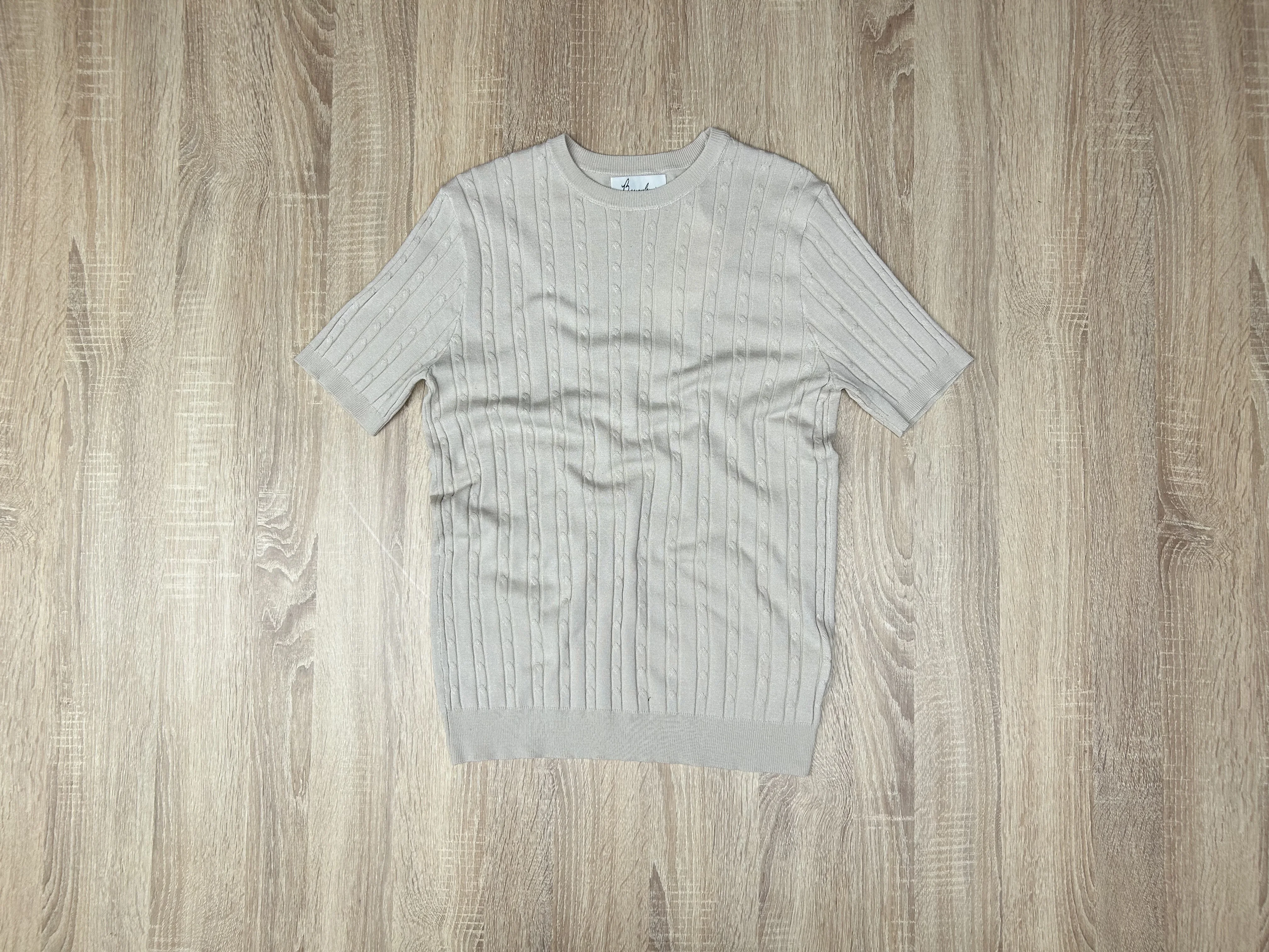 POLO BRUNO26 COL ROND BEIGE