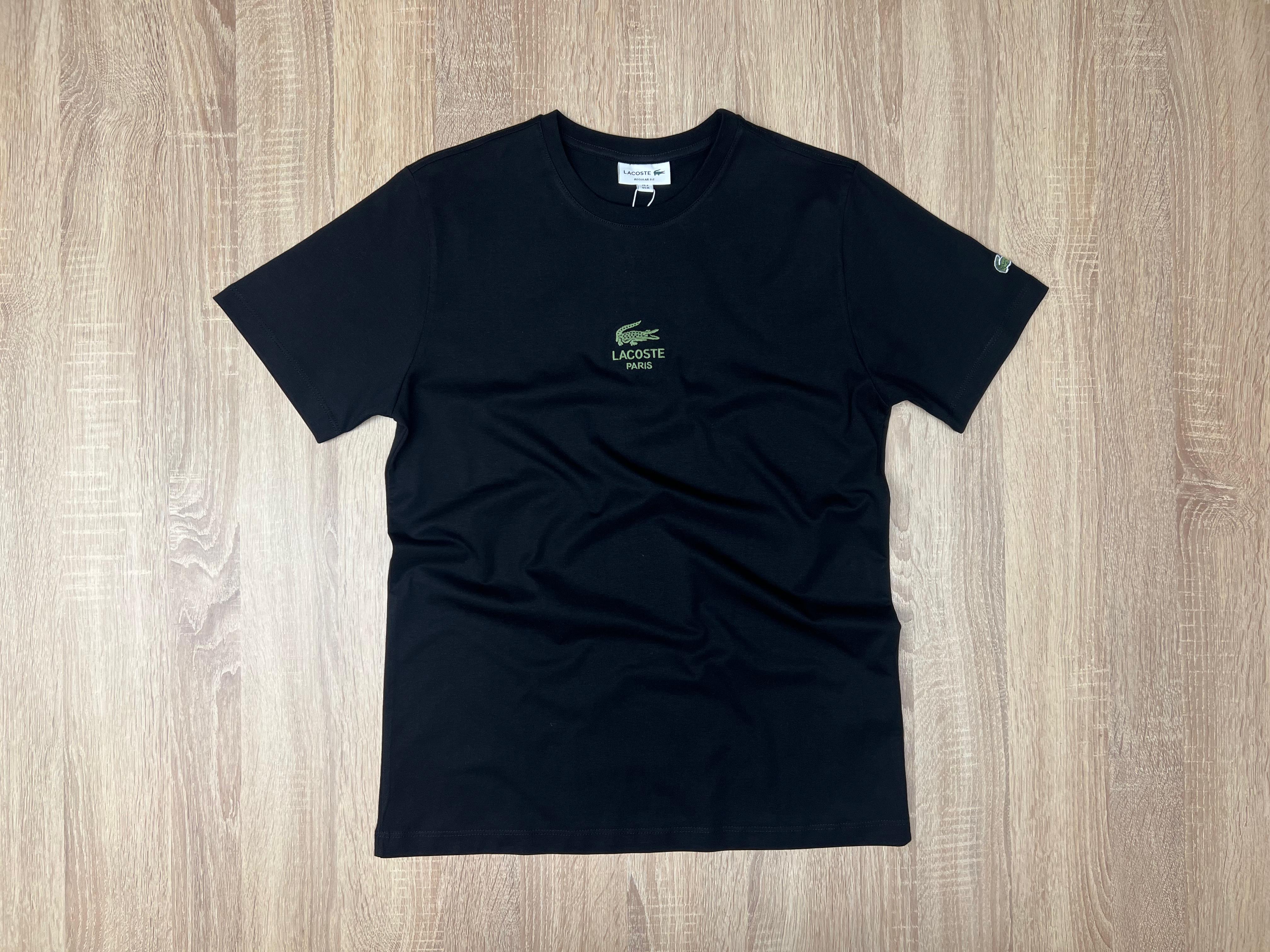 T-SHIRT LACOSTE NV NOIR