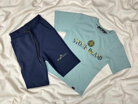 ENSEMBLE ENFANT STONE ISLAND VERT CLAIR