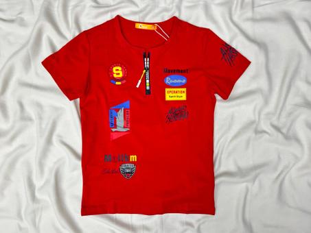 T-SHIRT SPIRIT STYLE ROUGE