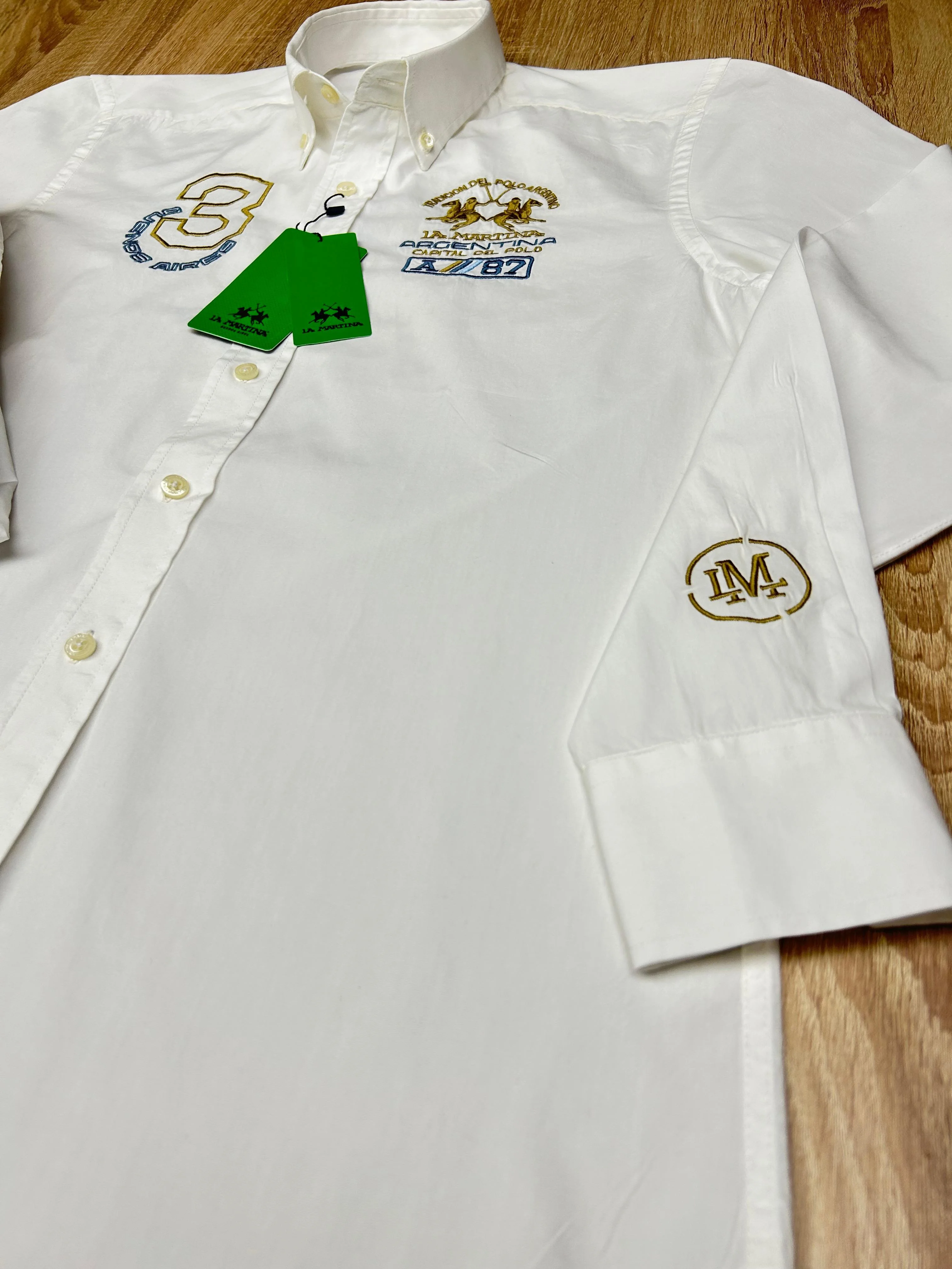 CHEMISE LA MARTINA 3 BLANC