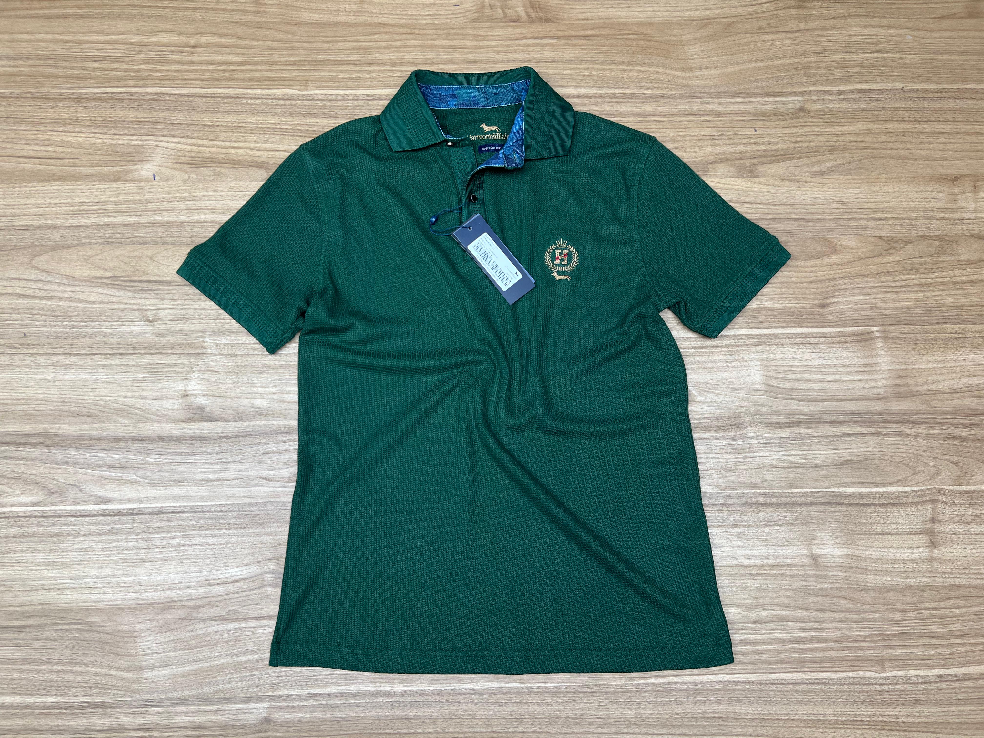 POLO HARMONT&BLAINE VERT