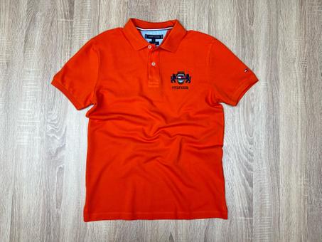 POLO HILFIGER EMBROIDERY ORANGE