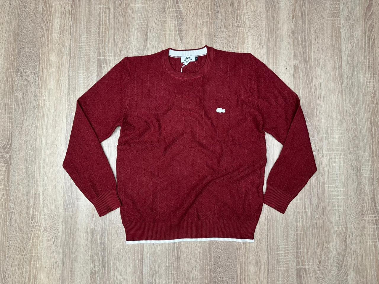 PULL COOL ROND LACOSTE