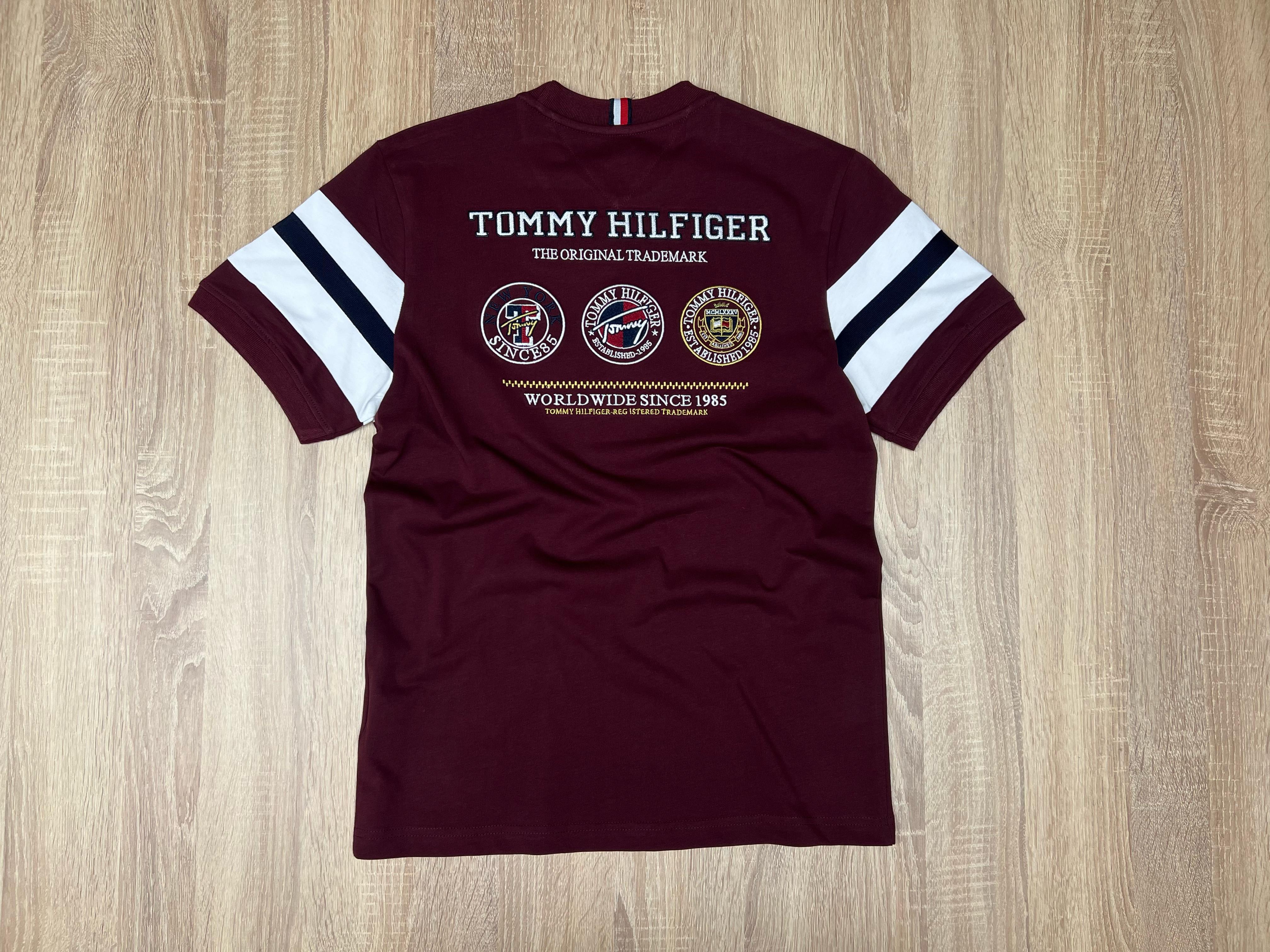 T-SHIRT TOMMY NEW YORK 85 BORDEAUX