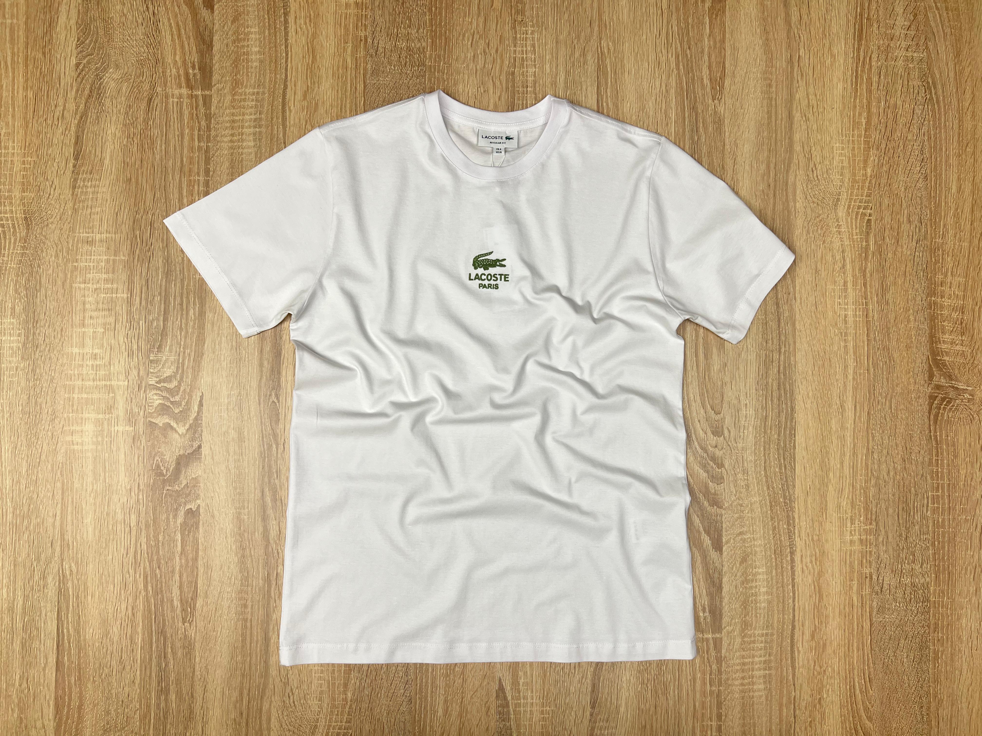 T-SHIRT LACOSTE NV BLANC