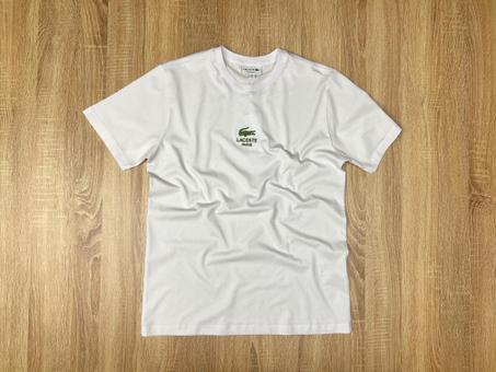 T-SHIRT LACOSTE NV BLANC