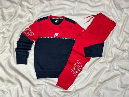 ENSEMBLE ENFANT NIKE ROUGE-BLEU MARINE