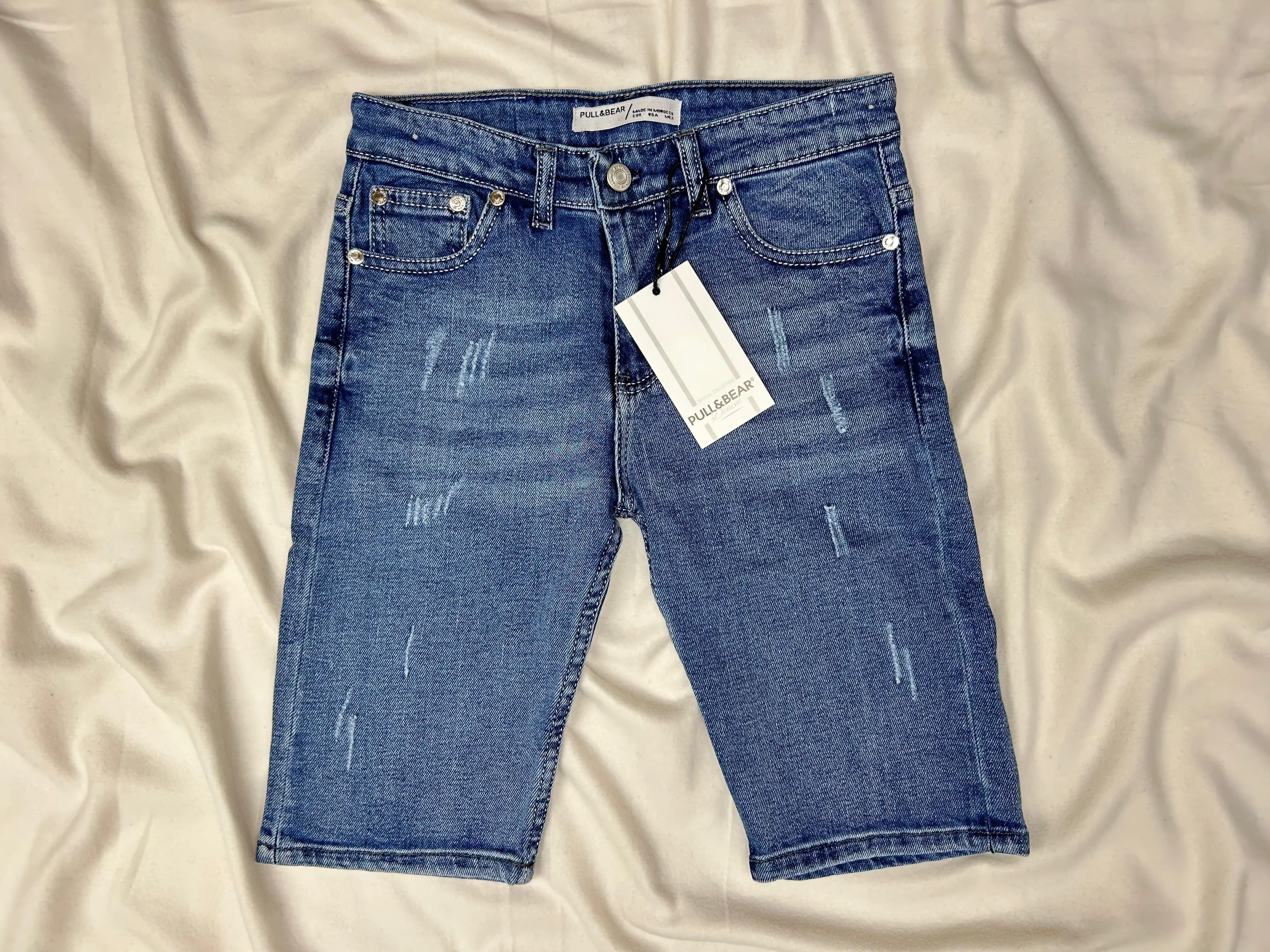 SHORT ENFANT PULL&BEAR BLEU