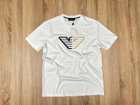 T-SHIRT ARMANI EMBROIDERY BLANC