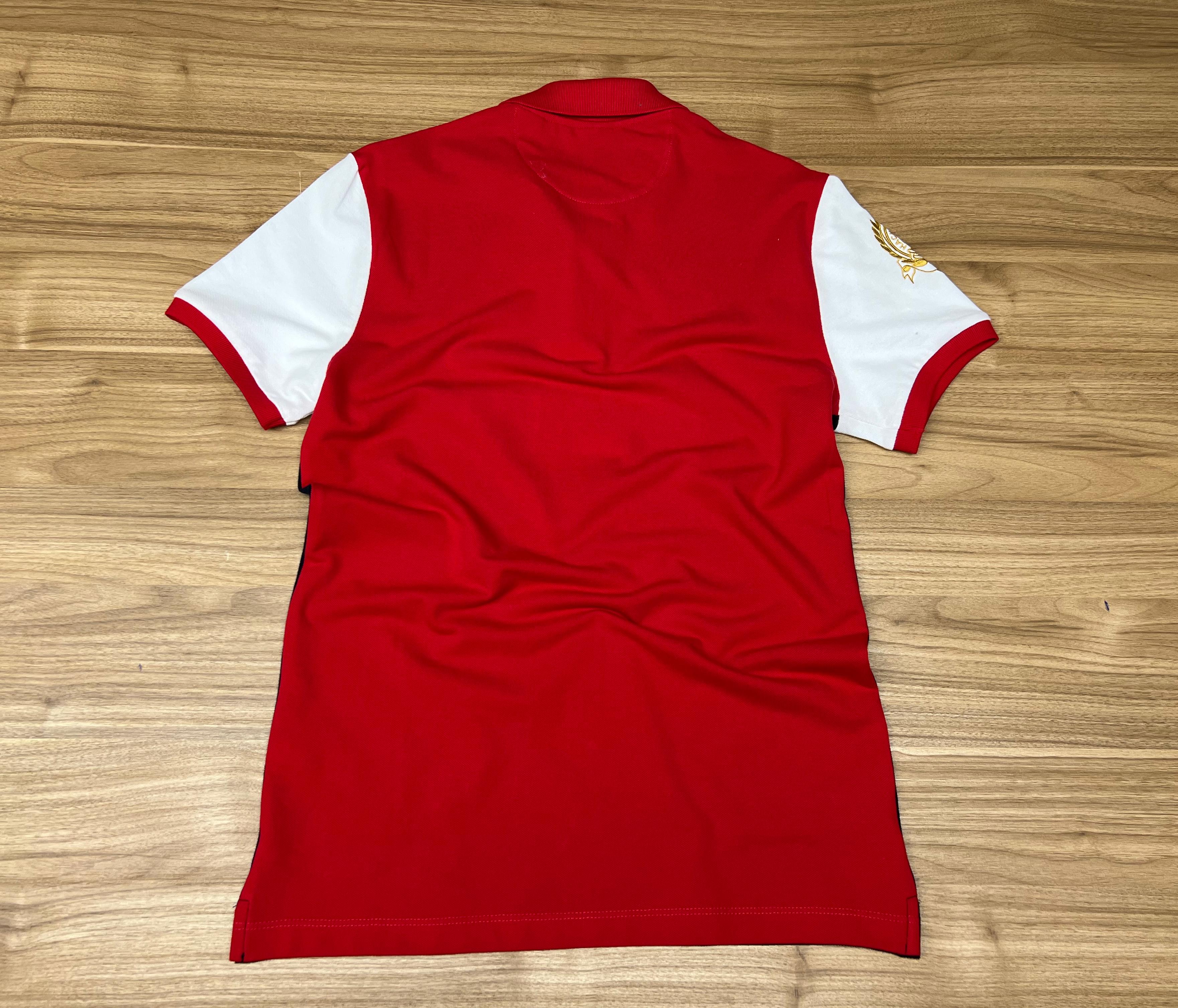 POLO HACKETT BLEU MARINE-ROUGE