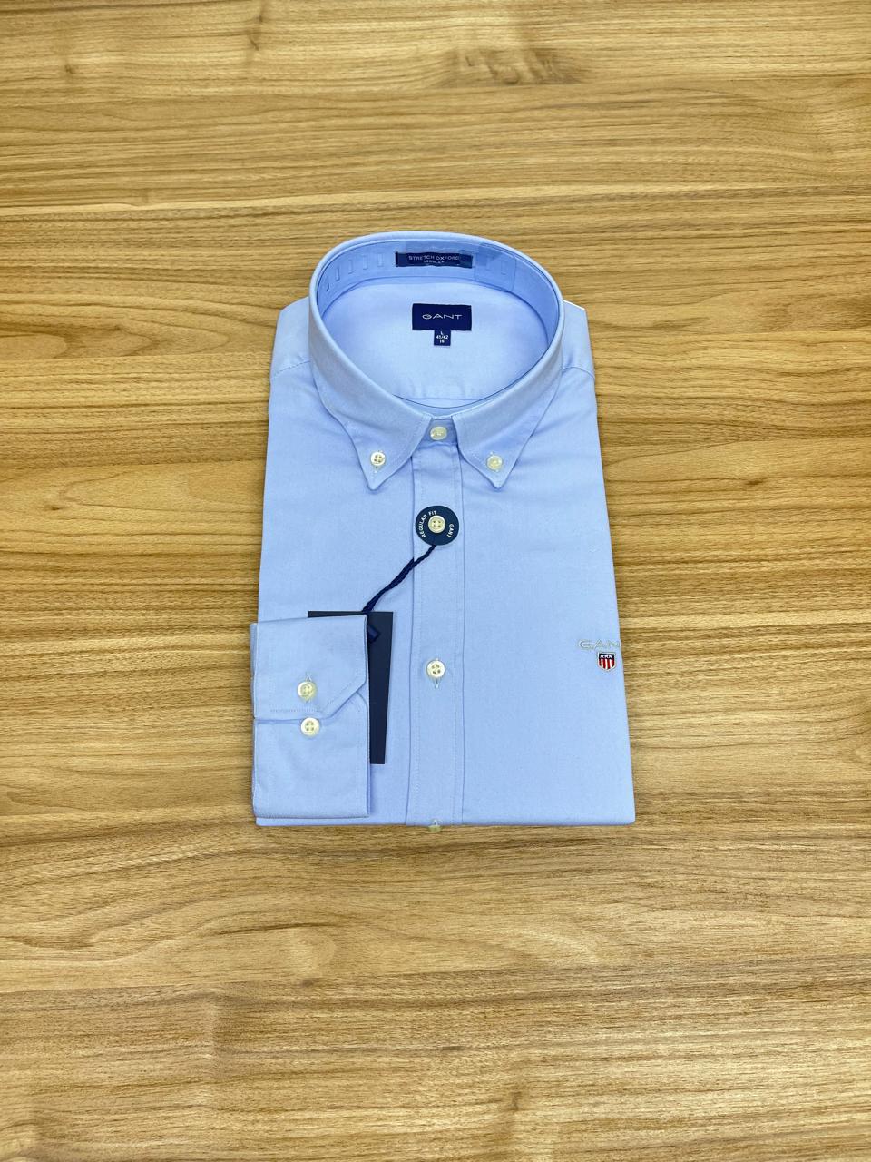 Chemise Simple Gant Bleu Ciel