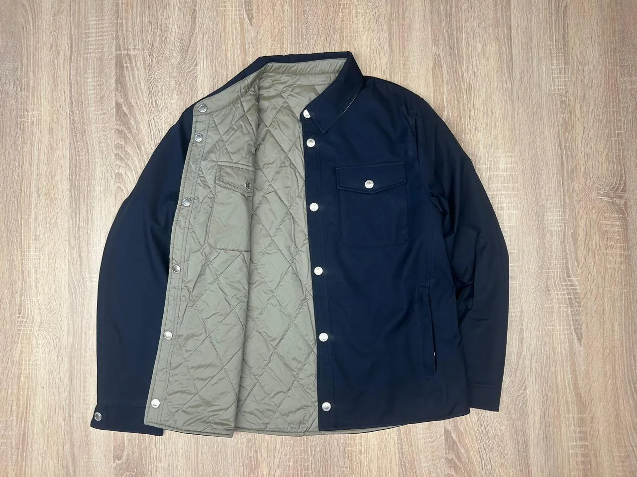 JACKET BRUNELLO 2 FACES BLEU MARINE